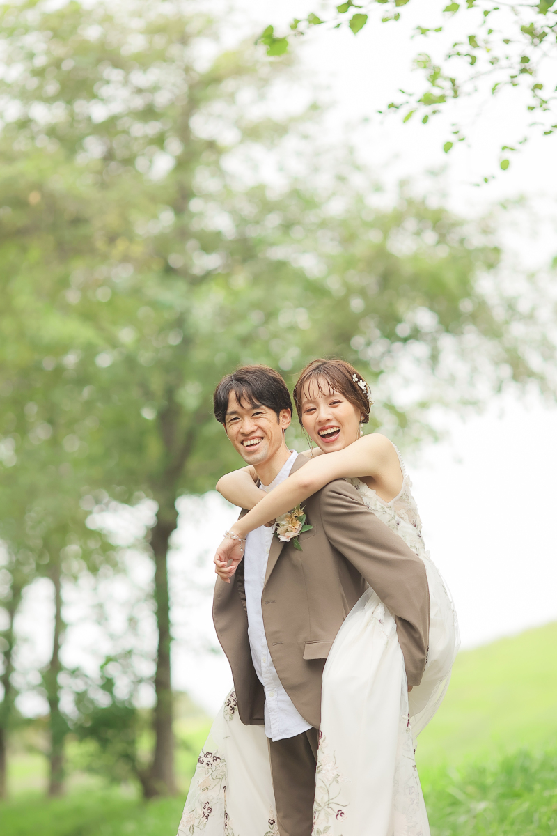 おんぶで仲良く一緒に♬