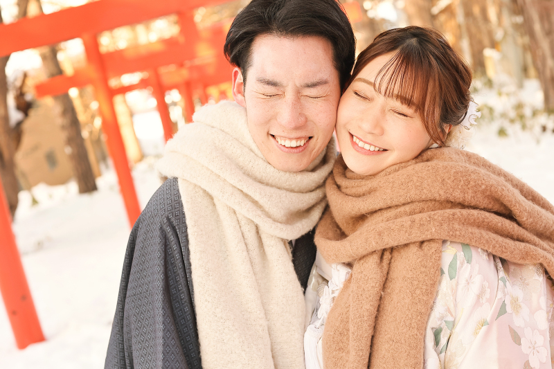 お顔ぎゅーっ♡