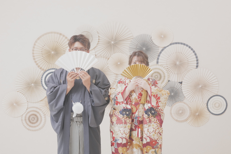 扇子からちらりと❁