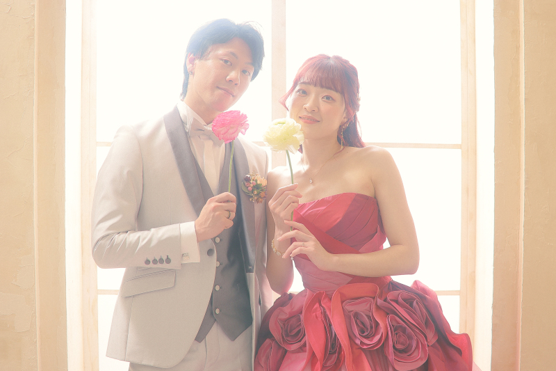 お持込みの生花と一緒に⚘