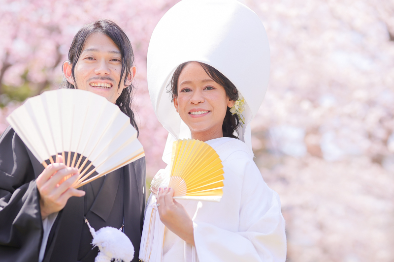 白無垢を着た時には