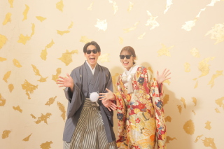 和洋装2着のスタジオフォト♪