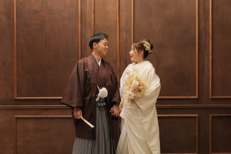 最後は白無垢に