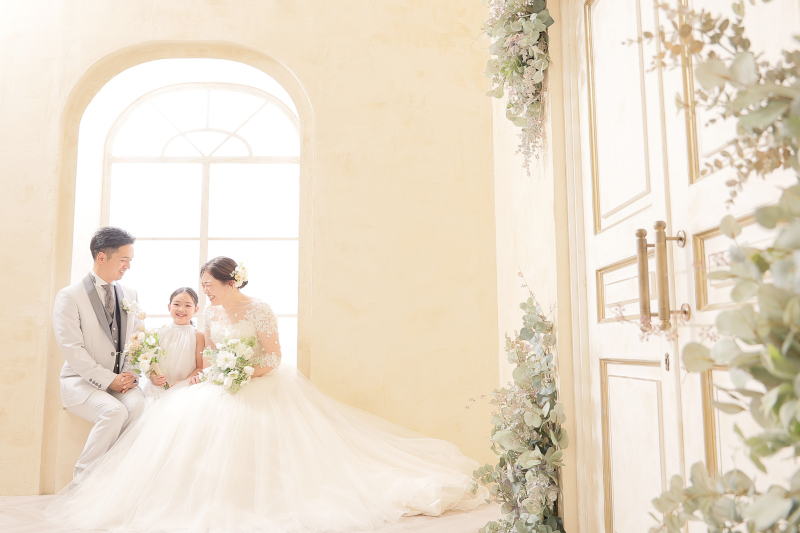 節目のウェディングフォトを家族と一緒に♪