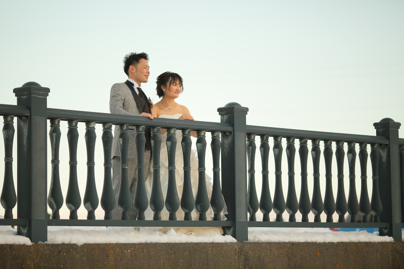 景色を眺めながら♪