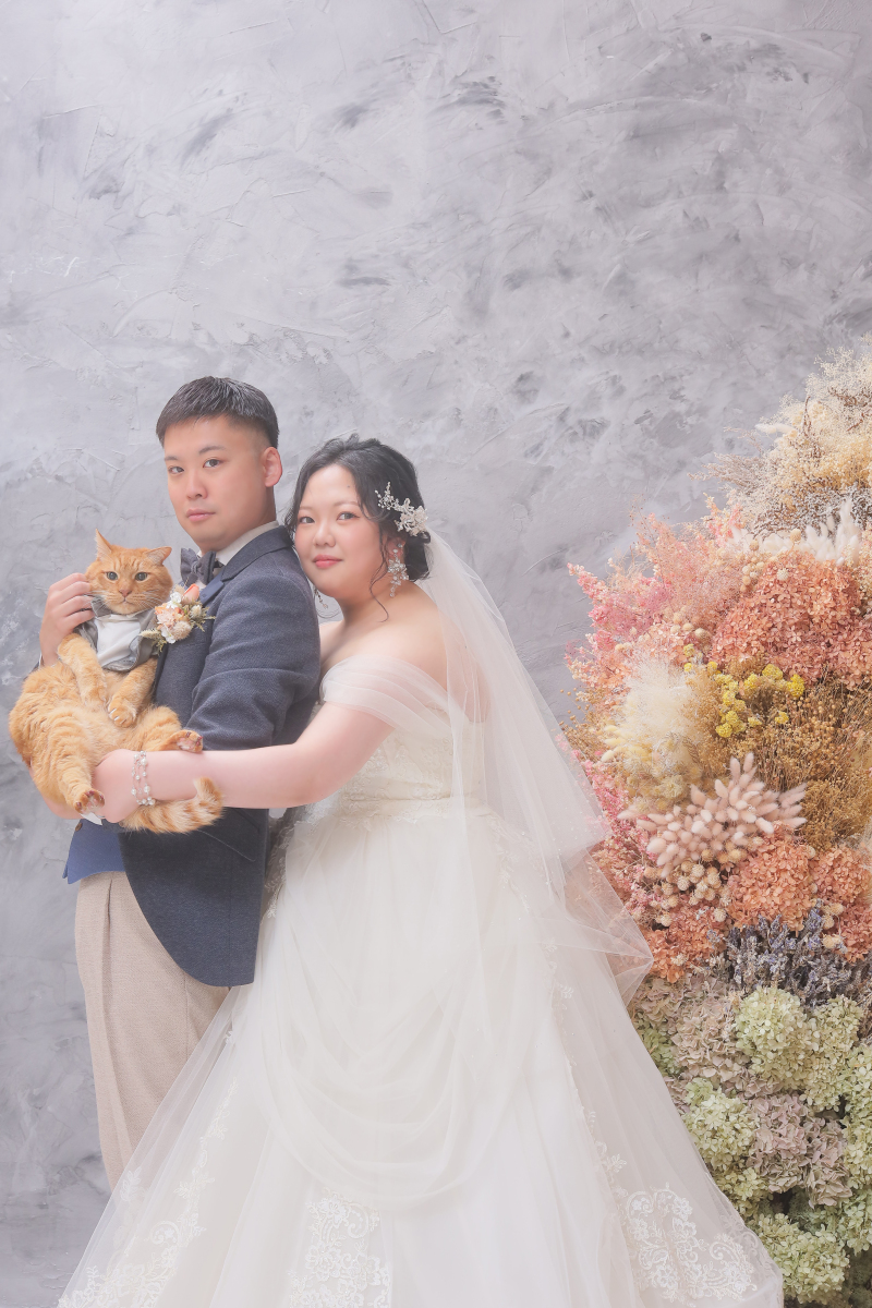 ねこちゃんと一緒の撮影♡