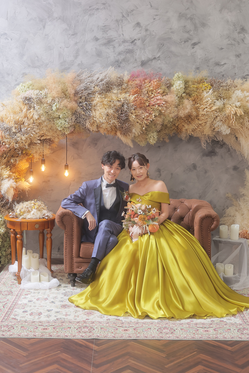 新作カラードレスがかわいい❁