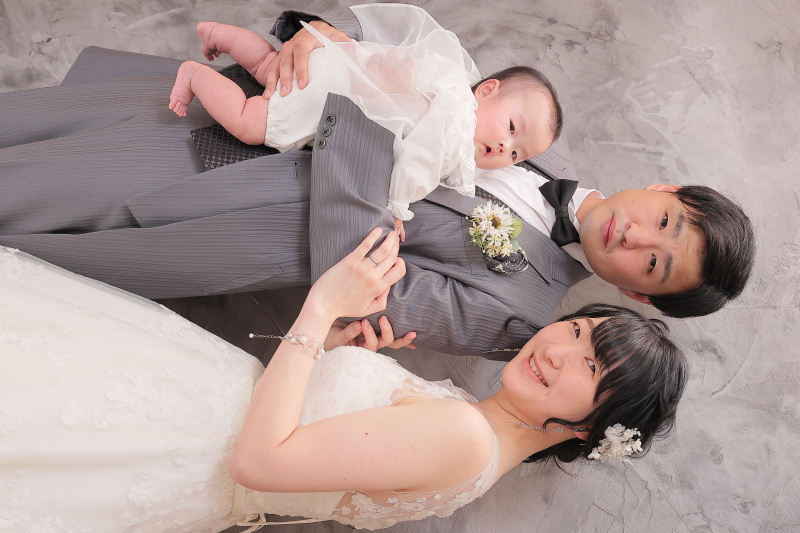 お子様と一緒の撮影♡