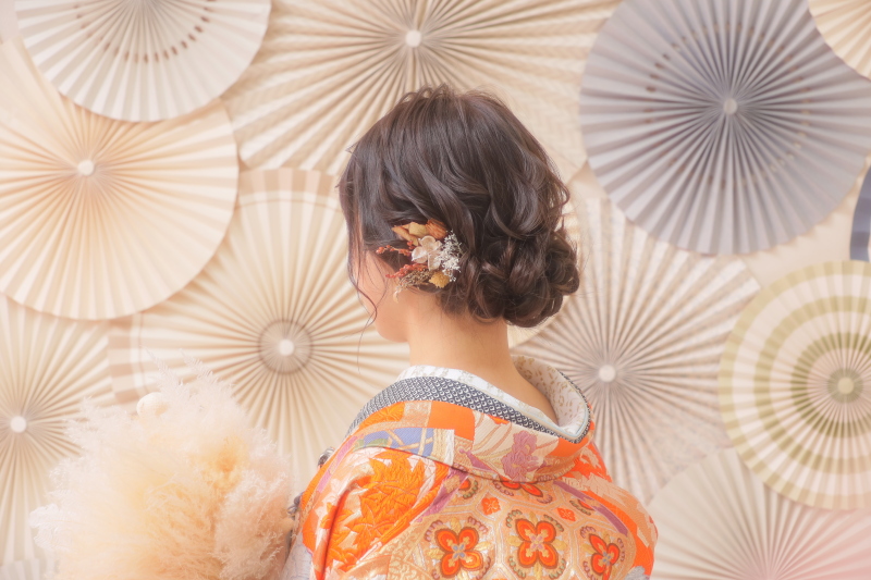 ドライフラワーの髪飾り❁