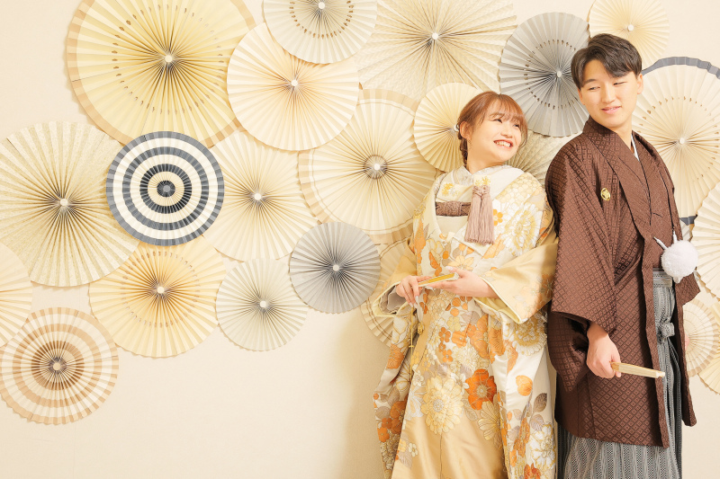 2着目は和装で撮影しました❁