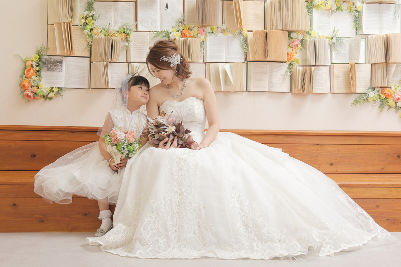 ドレスアップしてファミリーフォト！