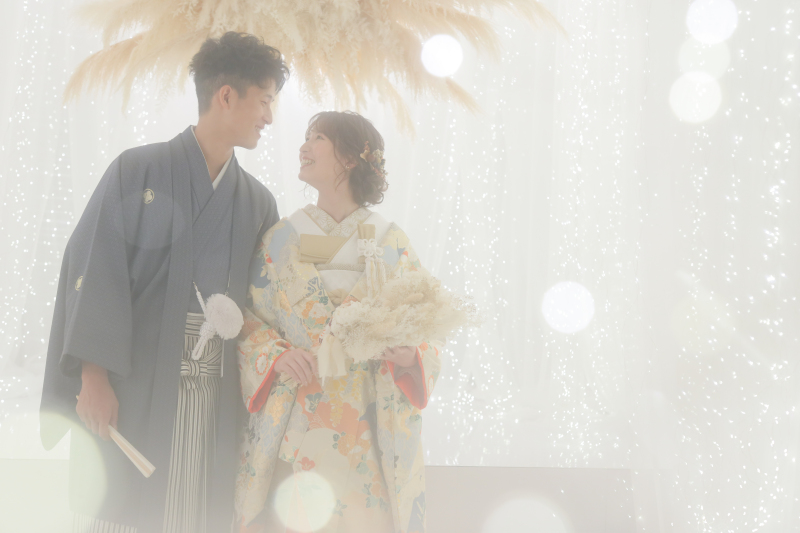 和装×ドライフラワー