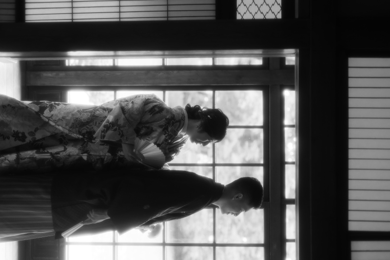 モノクロで・・