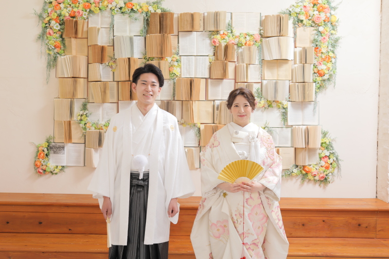 和装はスッキリっとした雰囲気に♪