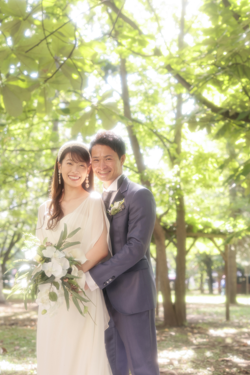 緑だけでシンプルに