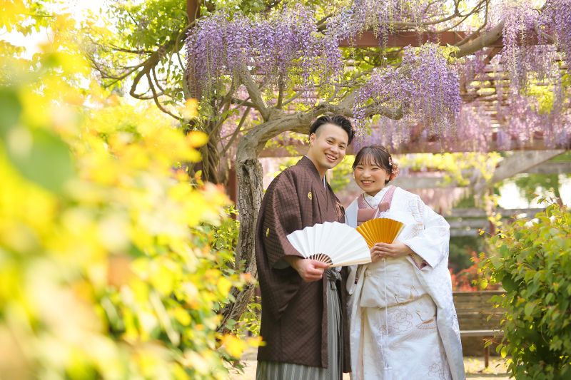 藤棚と一緒に♪