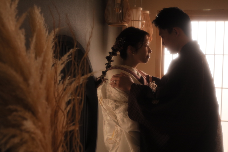 夕方の和室で・・