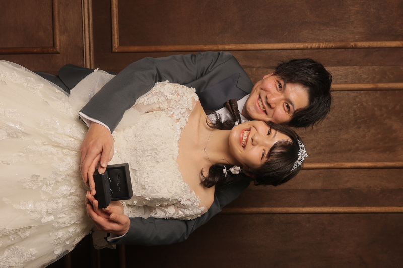 指輪ケースと一緒に