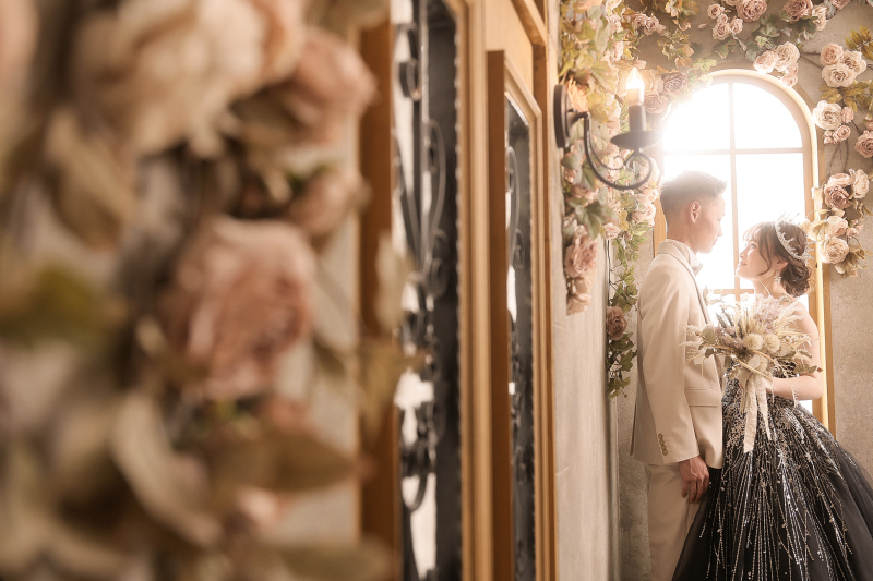 お花を使って鮮やかに