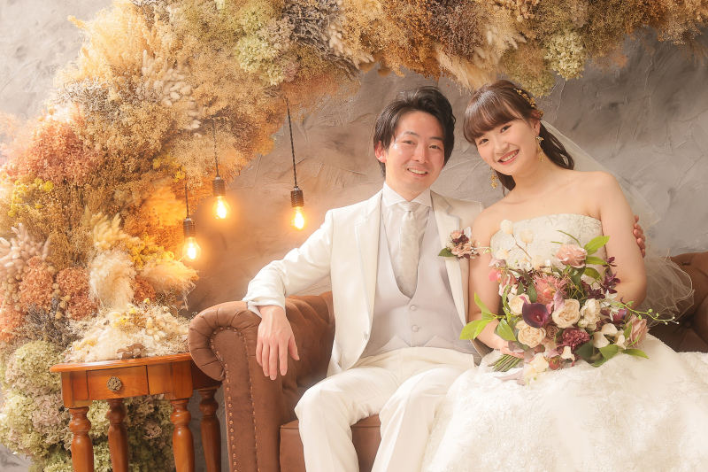 おしゃれな洋装前撮りを