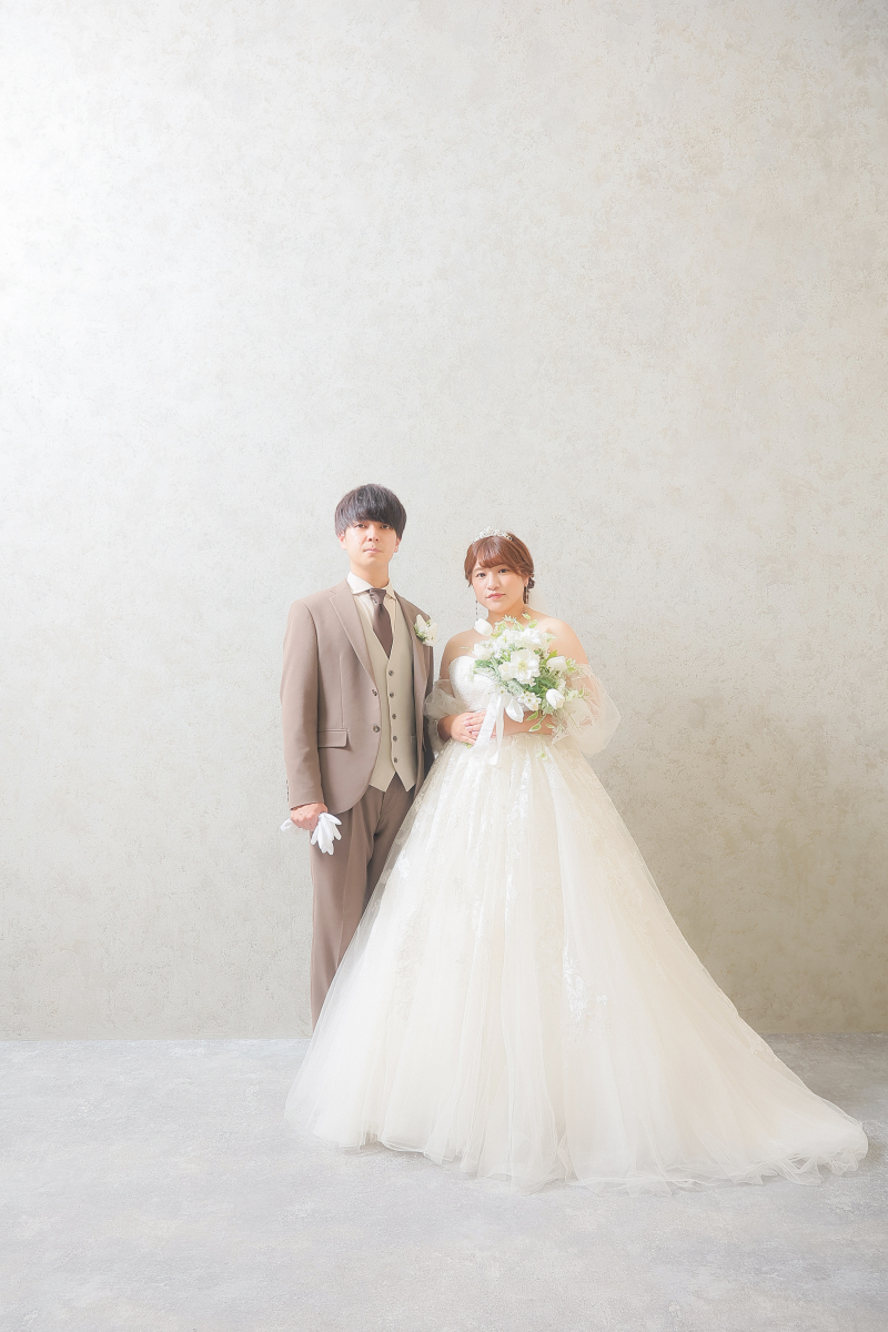 最後はウェディングドレスで❁