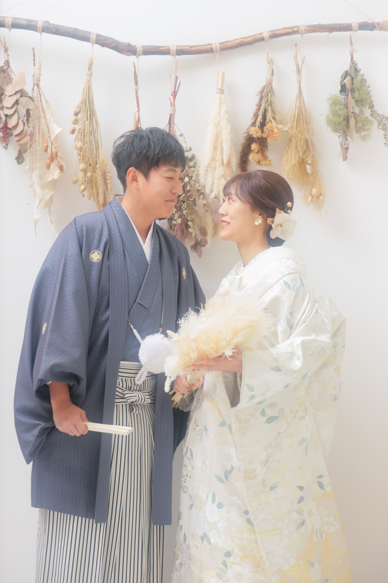 和装×ドライフラワー