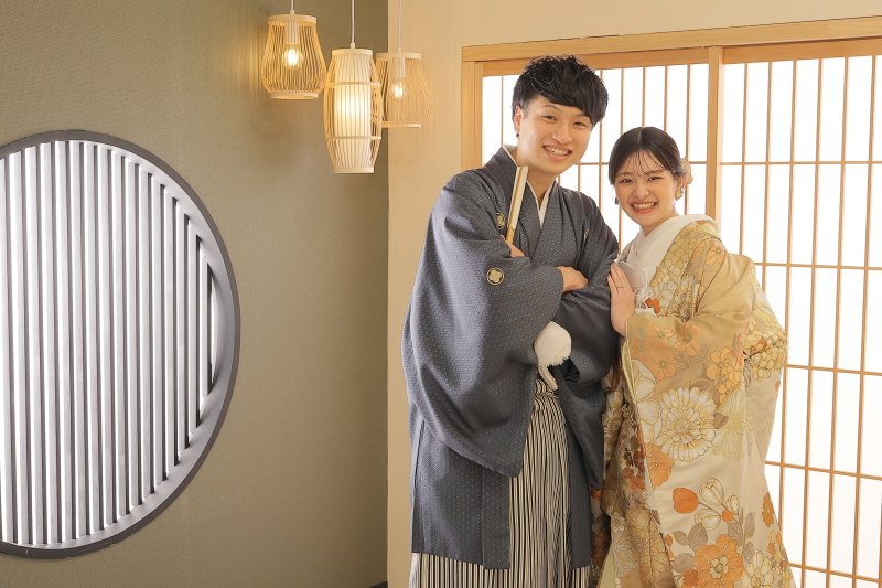 和装にチェンジ!