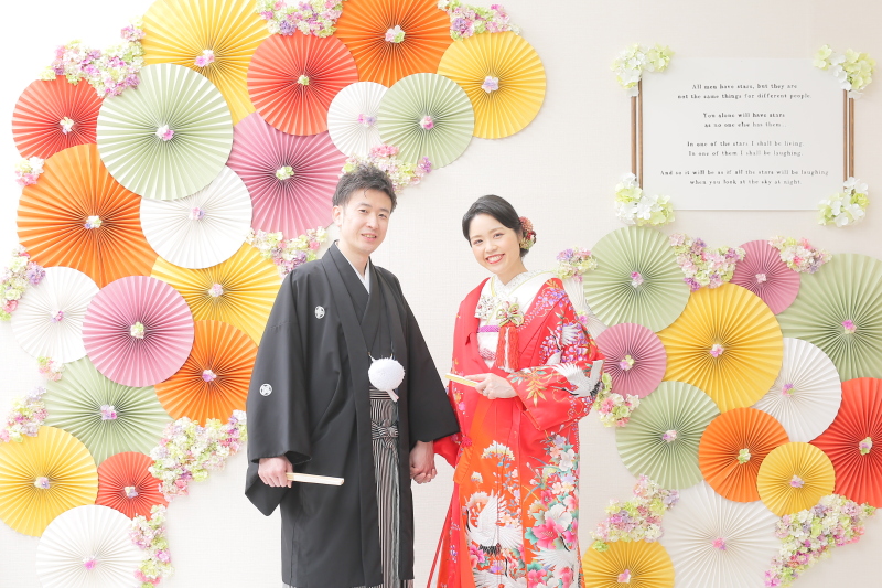 ペーパーファン×和装❁