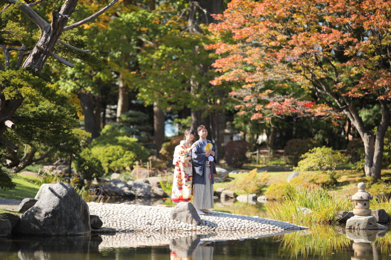 日本庭園で美しく❁