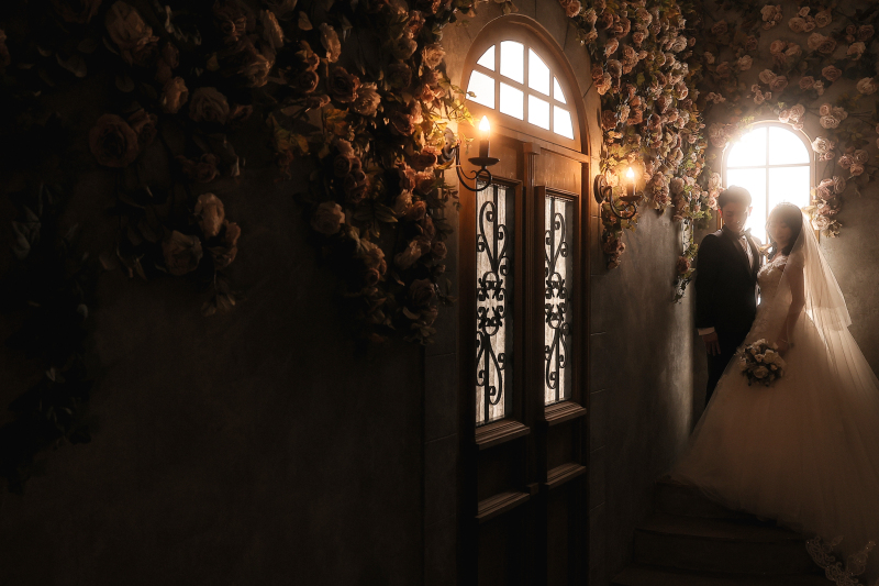 暗い部屋の中で・・