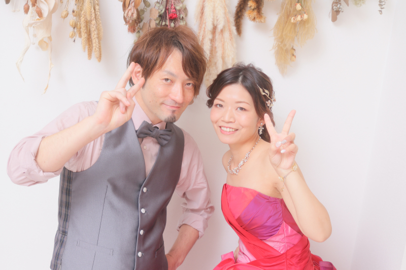 お2人らしい写真を