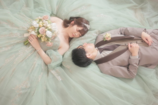 和洋装スタジオフォト♪