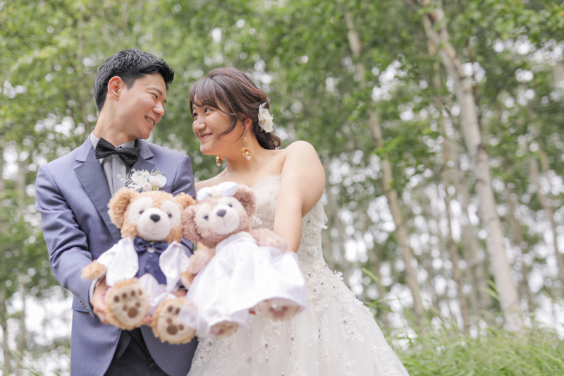 思い出のぬいぐるみと一緒に♡