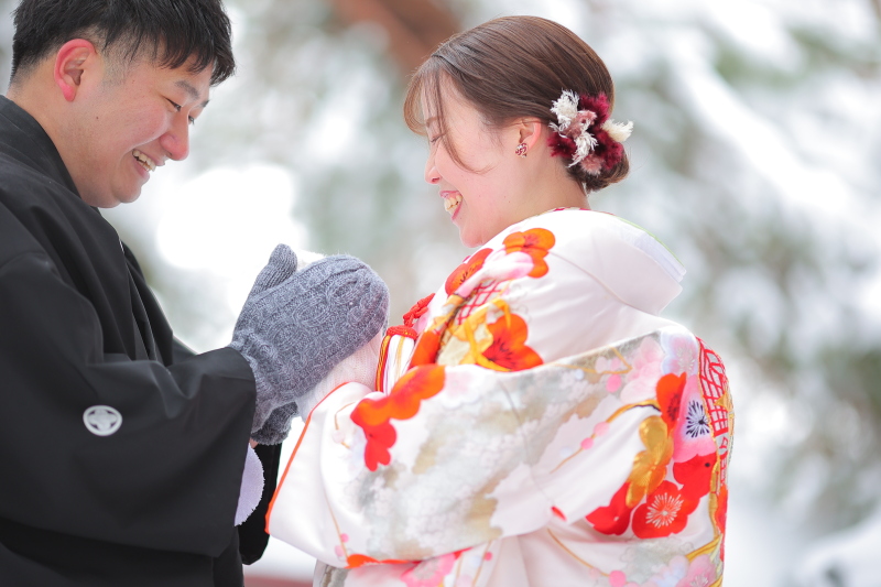 手を温めながら❁