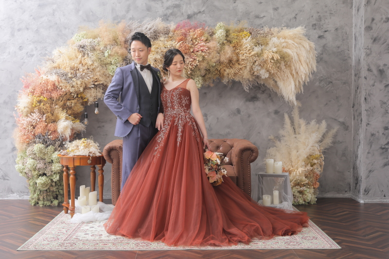 おしゃれなドライフラワーと◎