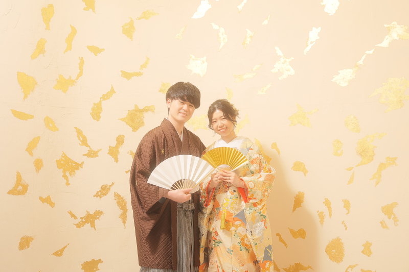 和洋装2着スタジオ撮影