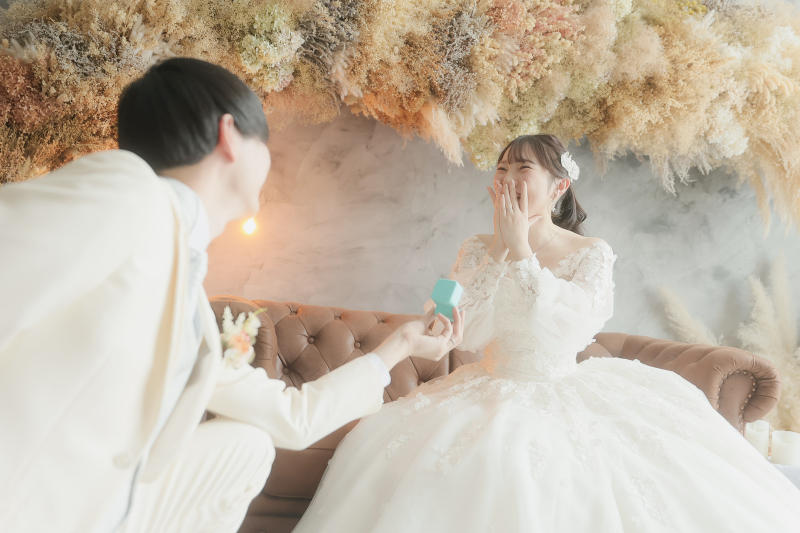 プロポーズの1シーンをお2人らしく