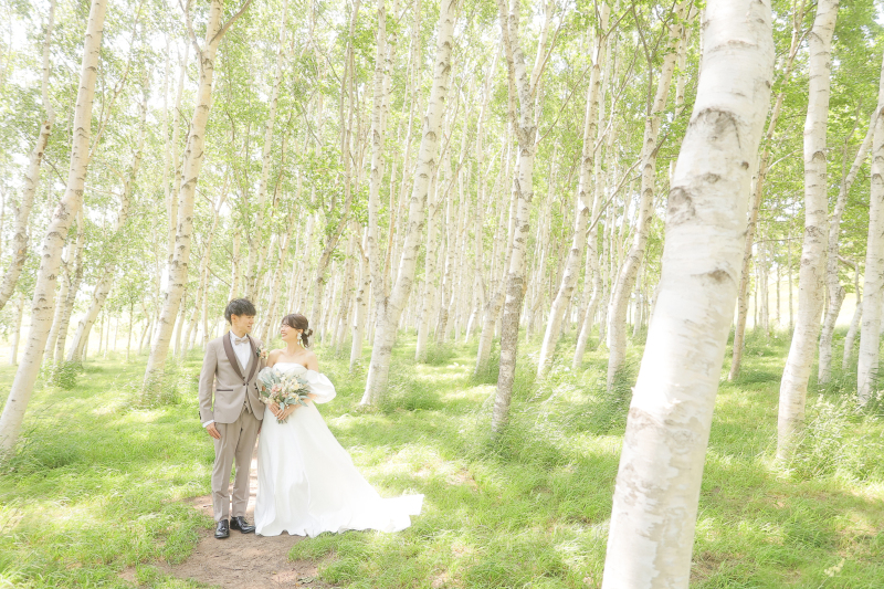 爽やかな日差しの中、今日も素敵なお2人と撮影!