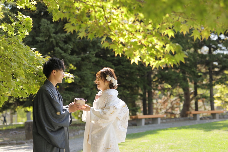優しい雰囲気のお2人と和装ロケ❁