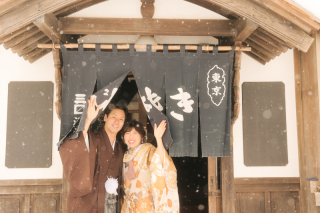 歴史的な建物とお届けする前撮りフォト