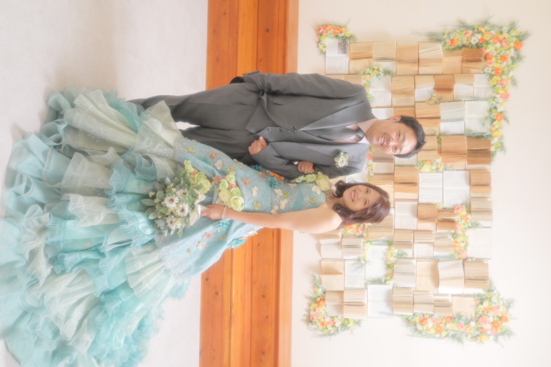 二人並んで立ち姿も♪