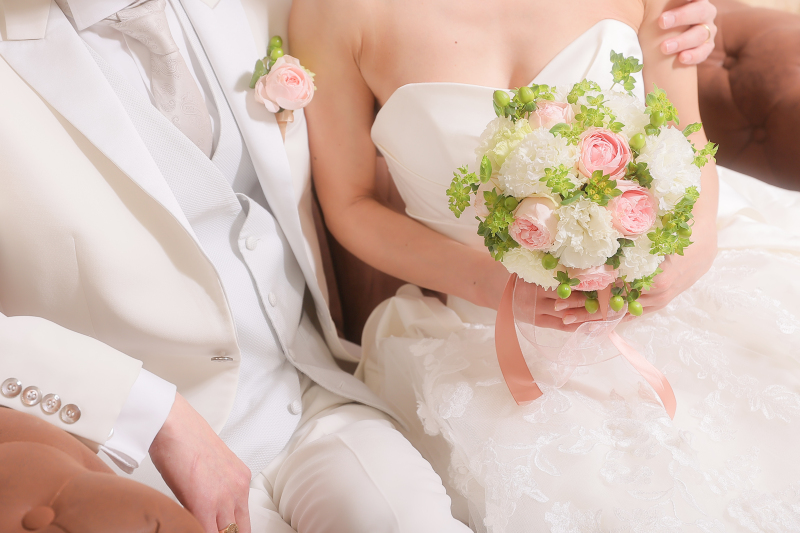 お持込みのブーケ・ブートニア