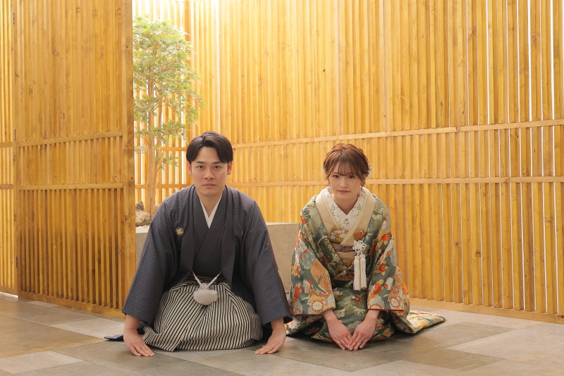 お辞儀ショット