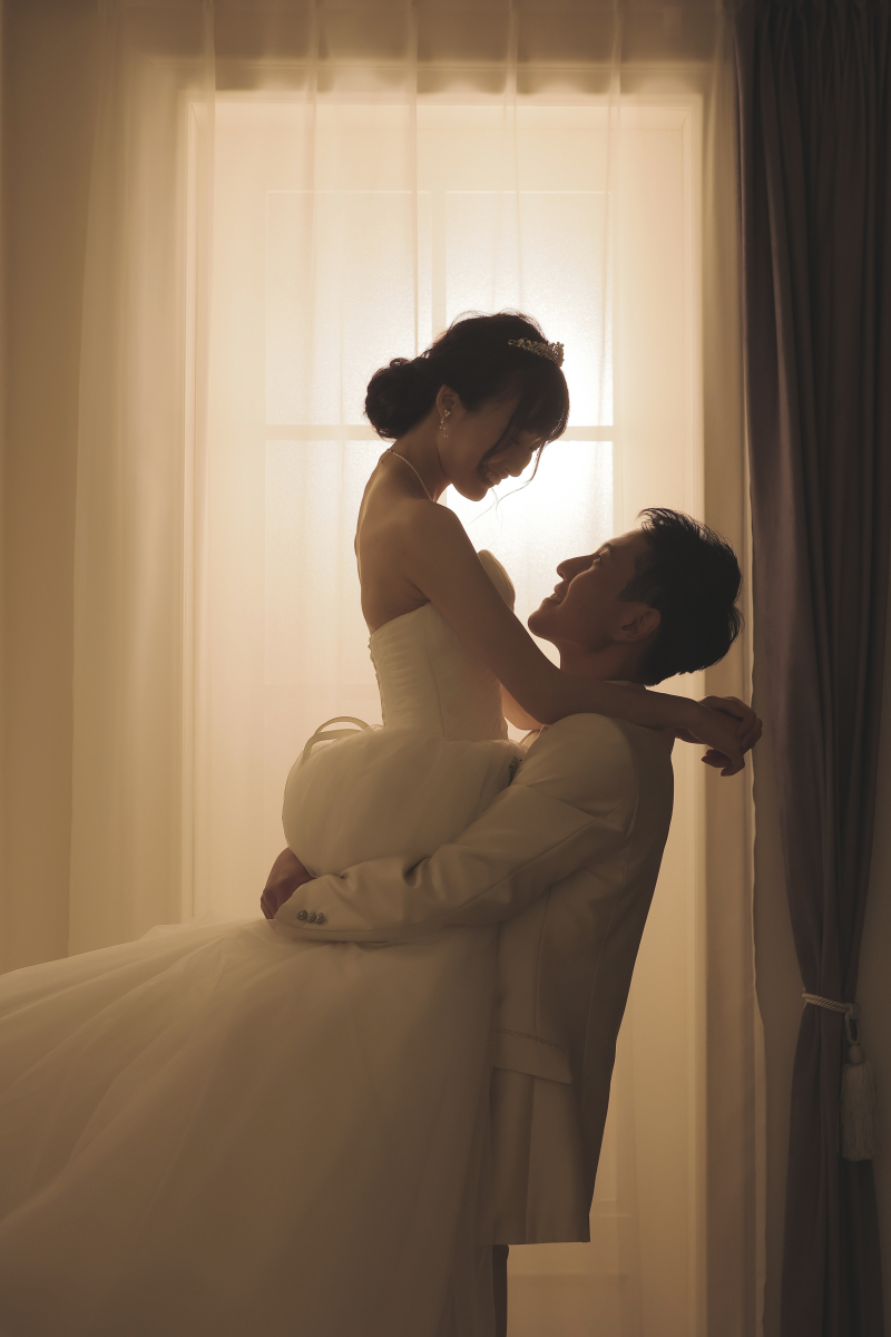 たて抱っこで・・