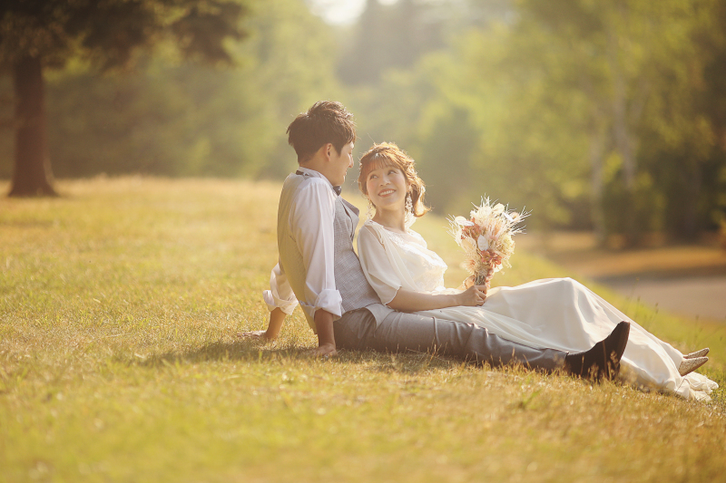 開放的なロケーションでリラックス