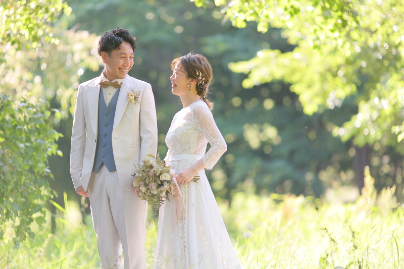 ニッコリ笑顔で♪