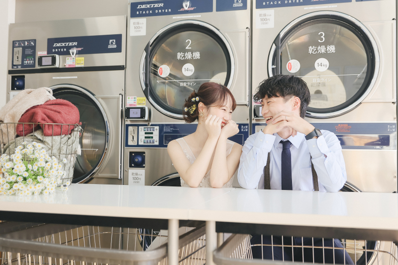 初の撮影地!コインランドリーフォト✾