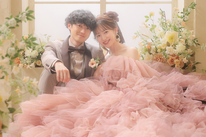 お花に囲まれて❁