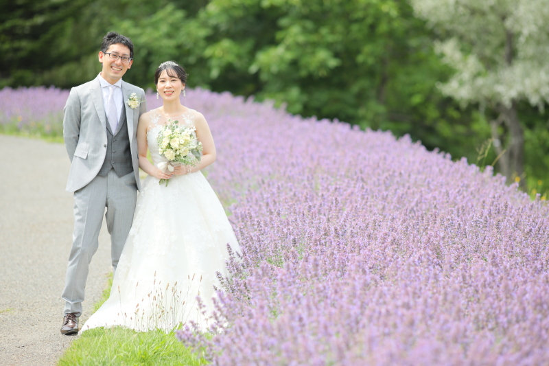 季節のお花と一緒に！
