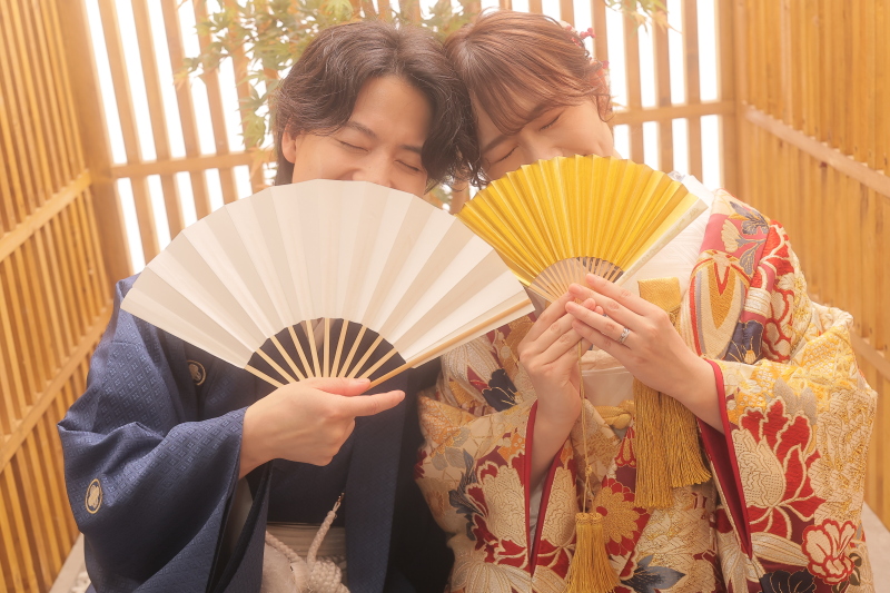 お顔隠しショット